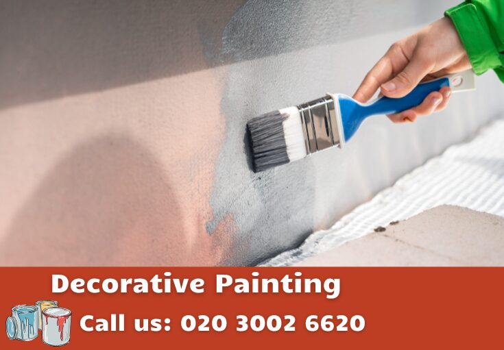 decorative painting Swiss Cottage